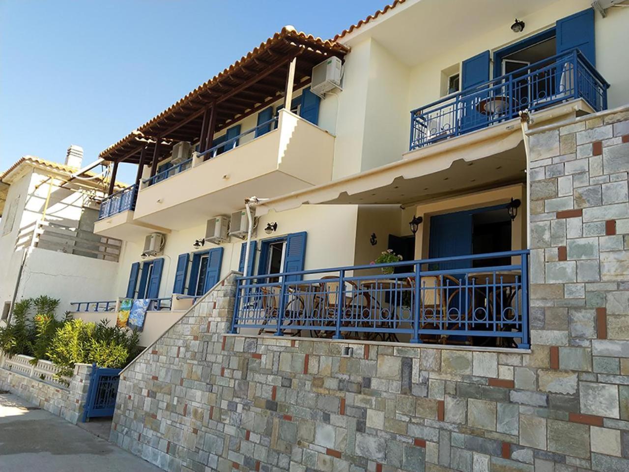 Hotel Kyma Szkála Ereszú Kültér fotó
